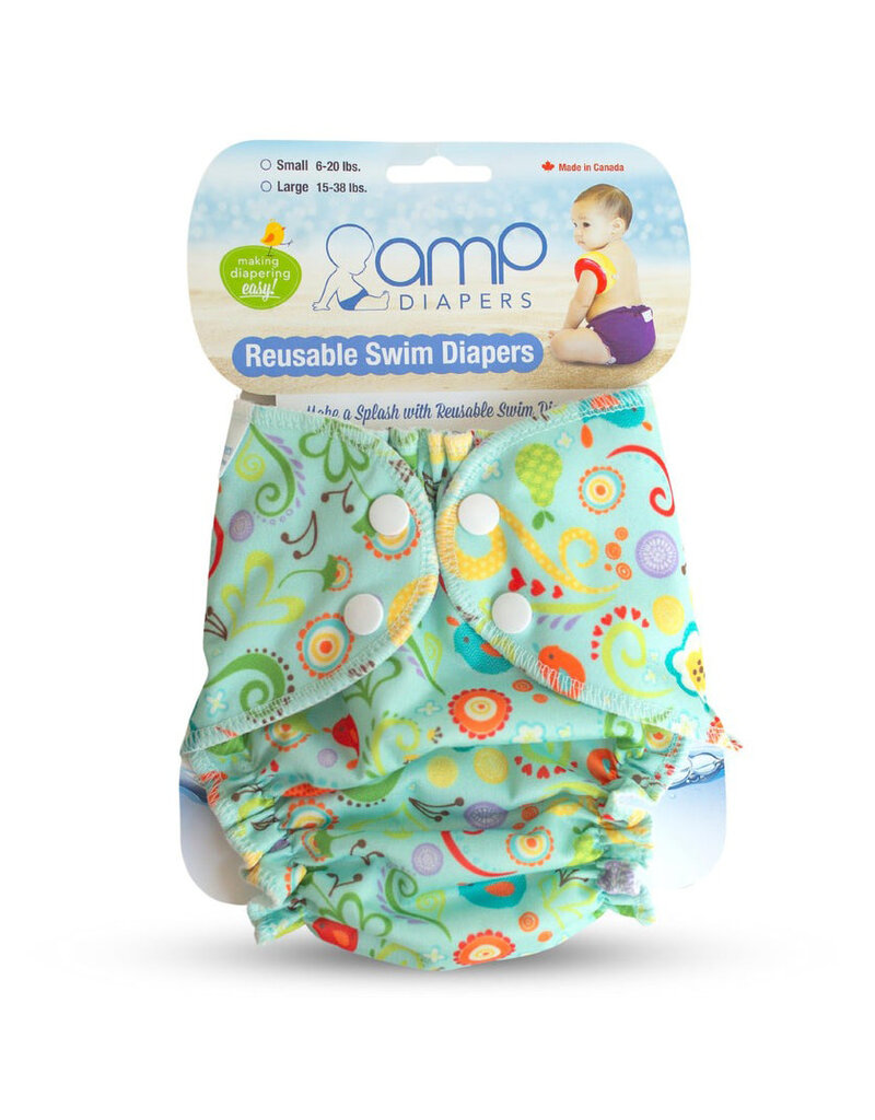 AMP Diapers Waterproof Swim Diaper - Melody