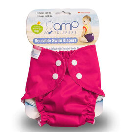 AMP Diapers Waterproof Swim Diaper - Magenta