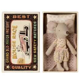 Maileg Mouse In Matchbox - Little Sister Dot Shorts