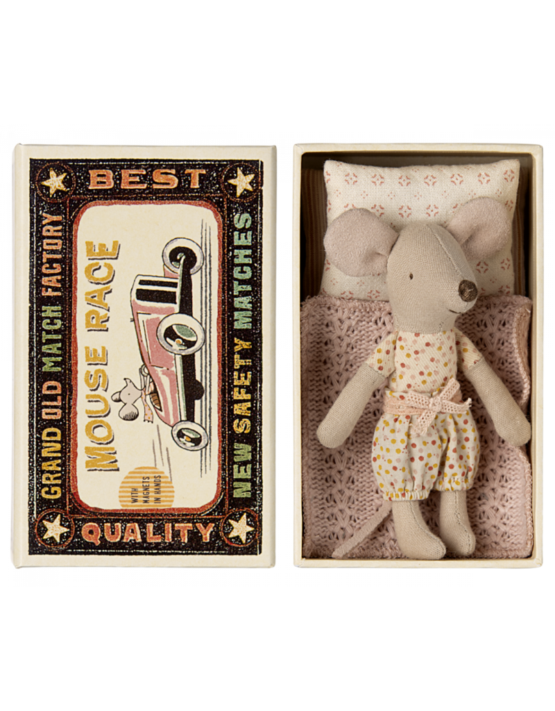 Maileg Mouse In Matchbox - Little Sister Dot Shorts