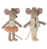Maileg Mouse In Box - Royal Twins (Dot Fur)