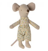 Maileg Mouse In Box - Little Brother Dot PJs
