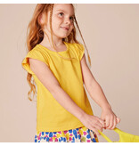 Del Sol Pom-Pom Flutter Top