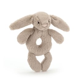Jellycat Bashful Beige Bunny Ring Rattle