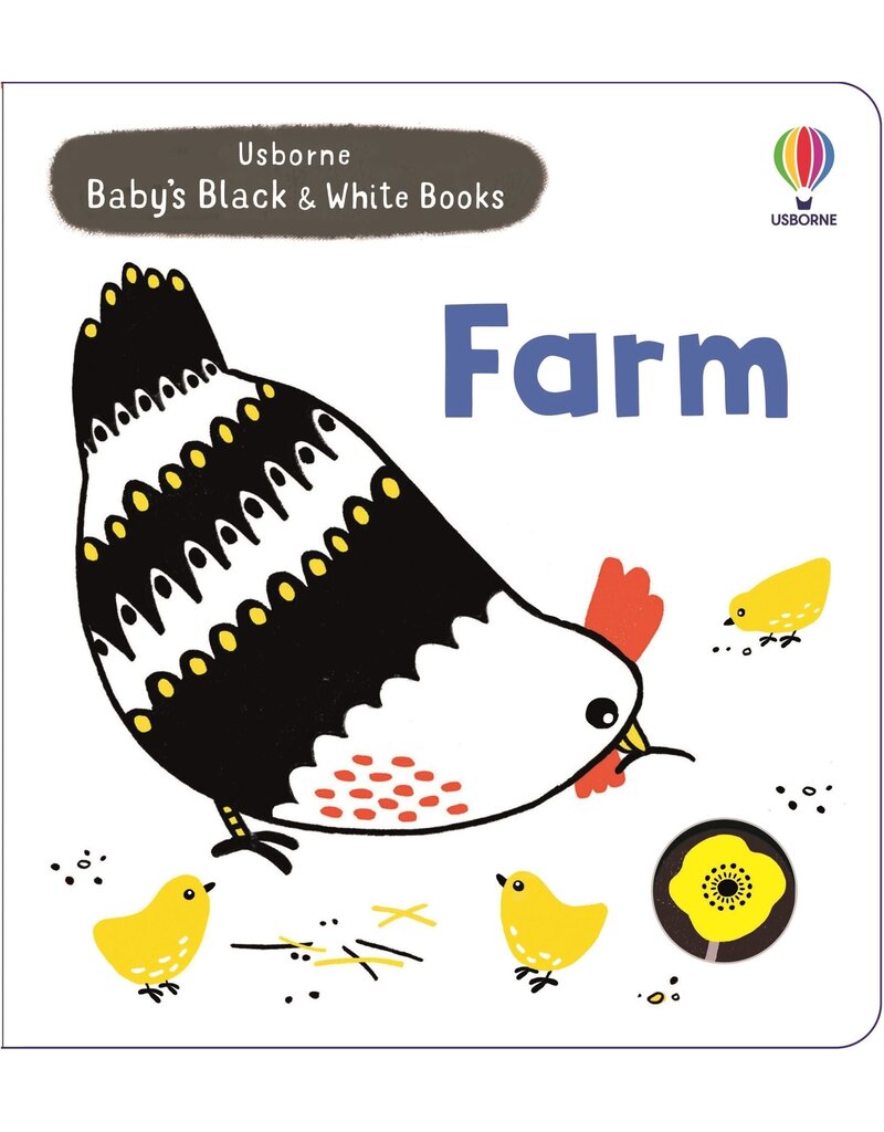 Usborne Baby's Black And White Books Farm