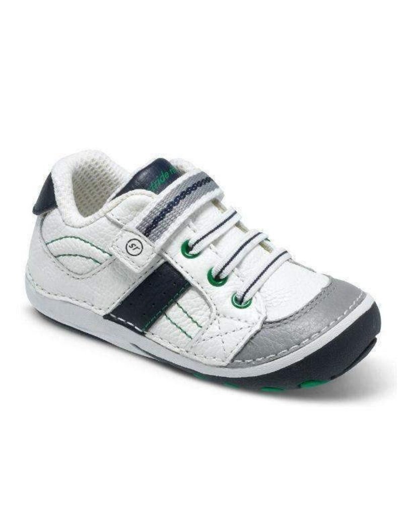 Stride Rite Artie Leather Baby Shoes - White