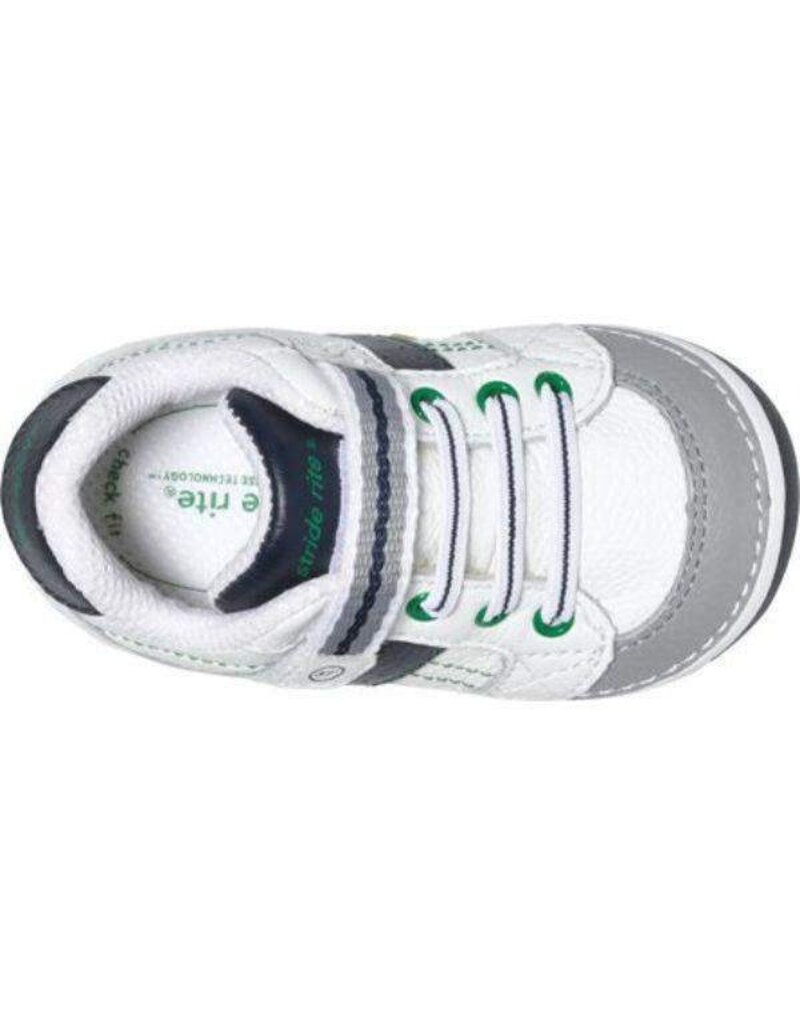 Stride Rite Artie Leather Baby Shoes - White