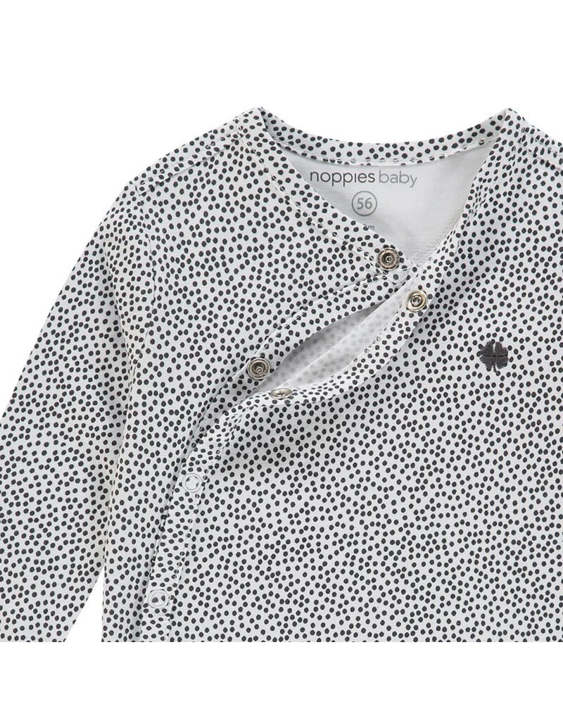 Noppies Basics Dali Star Playsuit Dots - White/Grey