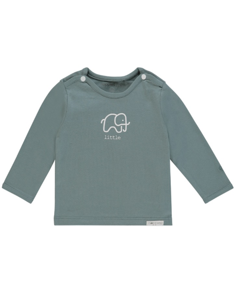 Noppies Basics Green Amanda Elephant LS