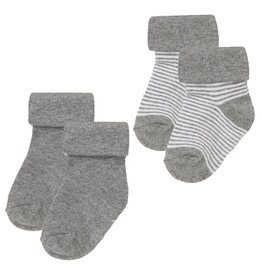 Noppies Basics Melange Socks 2pk