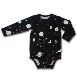 Loulou Lollipop LS Bodysuit in TENCEL™ - Planets