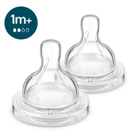 Philips Avent Anti-Colic Nipple - Slow Flow 1m+