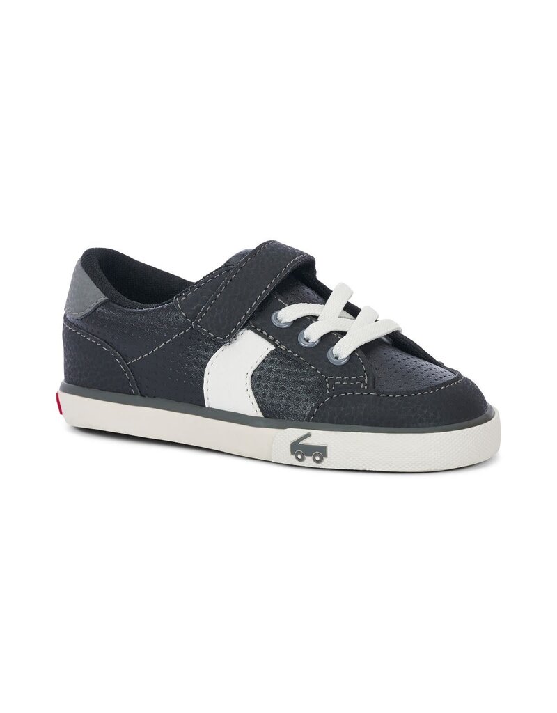 See Kai Run Connor Sneakers, Black Leather