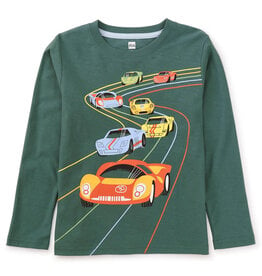 Tea Collection Le Mans Race LS Tee (Toddler + Kids)