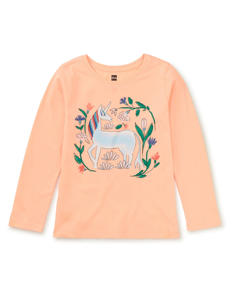 Unicorn Garden LS Baby Tee