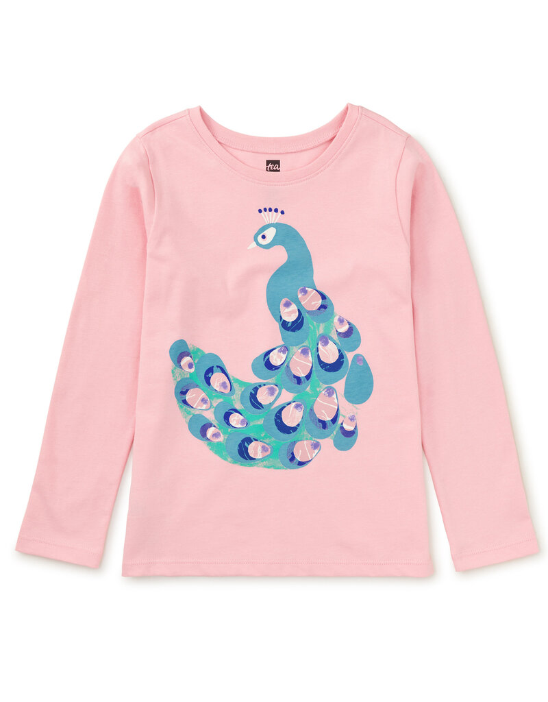 Tea Collection Marbled Peacock LS Tee