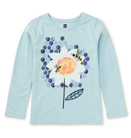 Tea Collection Pollinator LS Baby Tee, Sizes: 6-9m, 9-12m