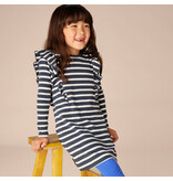 Ruffle Sleeve A-Line Dress