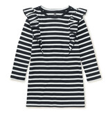 Ruffle Sleeve A-Line Dress