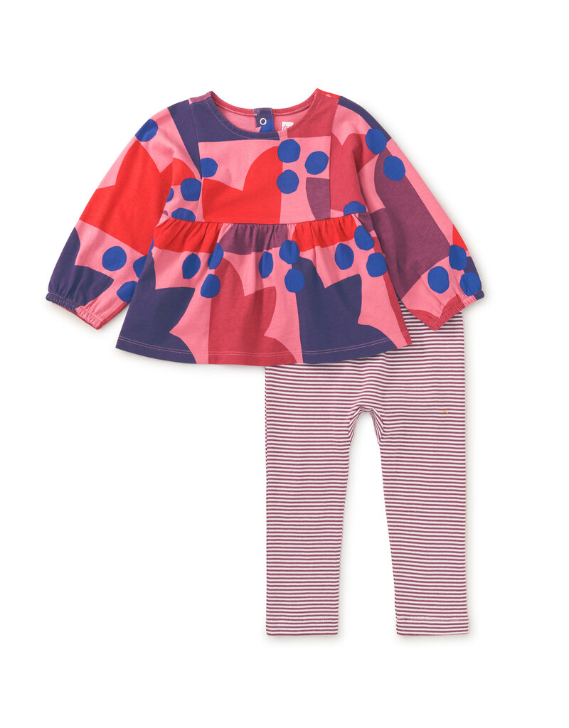 Tea Collection Quilt Tulip Baby Set