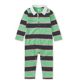 Tea Collection Rugby Polo Baby Romper