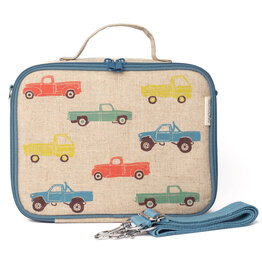 So Young Vintage Trucks Lunch Box