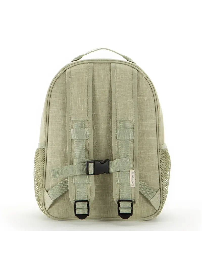 So Young Little Hearts Sage Toddler Backpack