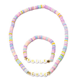 Great Pretenders Cute Smile Necklace/Bracelet Set, 2pc
