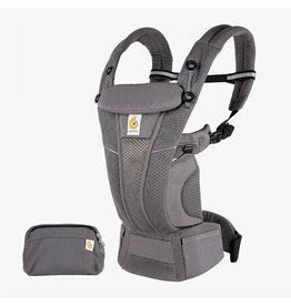 ErgoBaby Omni Breeze Baby Carrier w/ SoftFlex Mesh, Graphite Grey