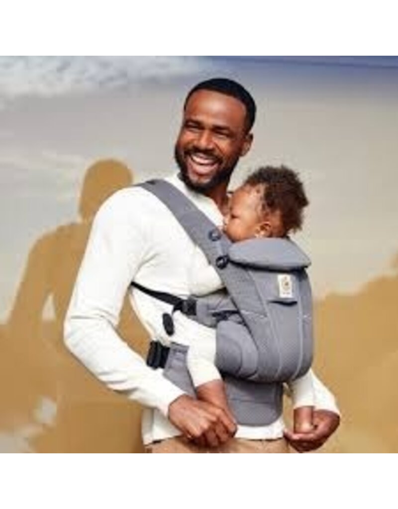 ErgoBaby Omni Breeze Baby Carrier w/ SoftFlex Mesh, Graphite Grey