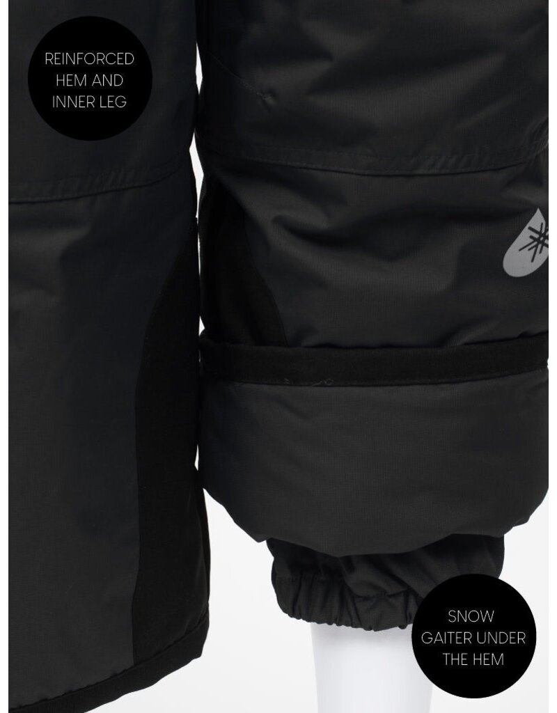 Therm Snowrider Convertible Ski Pants - Black
