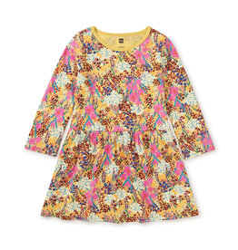 Tea Collection Wild Saffron LS Baby Skirted Dress