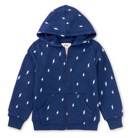 Tea Collection Good Sport Lightning Hoodie, Size: 4