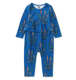 Tea Collection Pretty Peplum Baby Romper