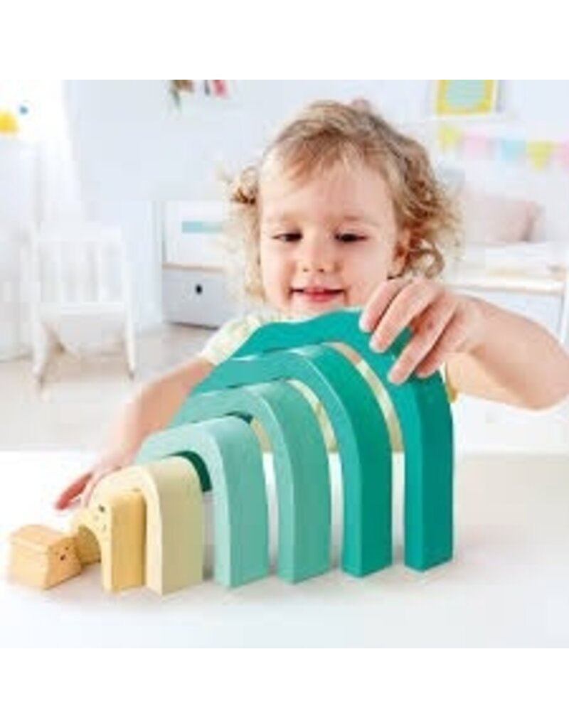 Hape Toys Arctic Polar Bear Stacking Blocks