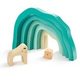 Hape Toys Arctic Polar Bear Stacking Blocks