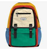 Headster Colorblock School Bag, Blue Atoll
