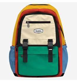Headster Colorblock School Bag, Blue Atoll