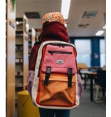 Headster Colorblock School Bag, Orange