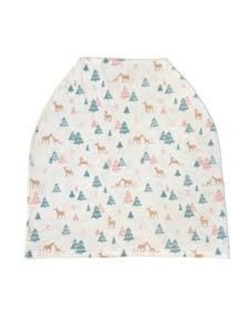 Silkberry Bamboo Baby Cover & Nursing Poncho - Deer Forest
