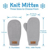 Jan and Jul Knit Mittens Black