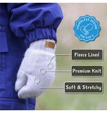 Jan and Jul Knit Mittens Dark Grey