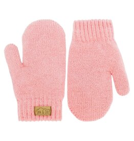 Jan and Jul Knit Mittens Dusty Pink