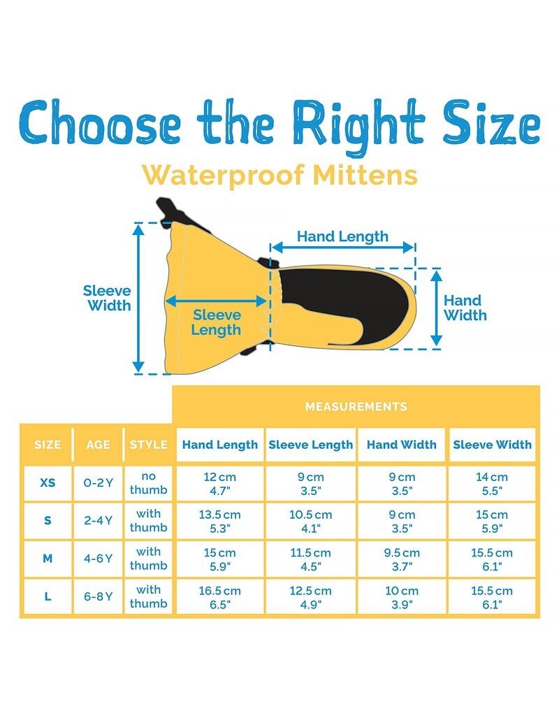 Jan and Jul Toasty-Dry Waterproof Mitten Black