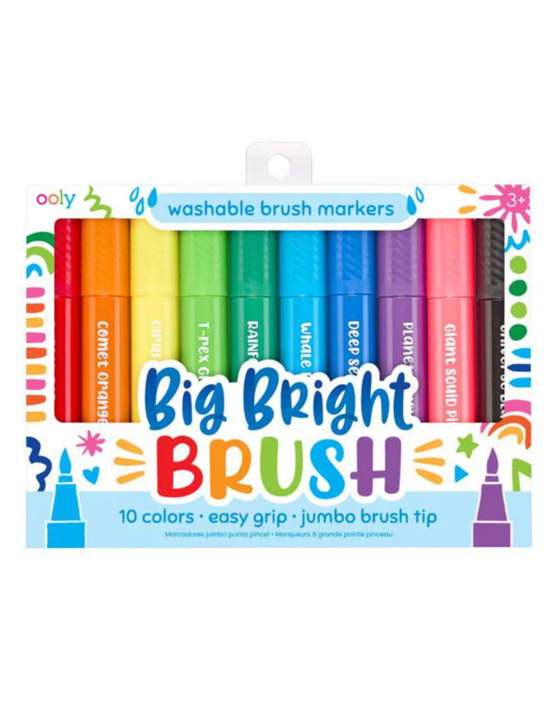 Ooly Big Bright Brush Markers - 18