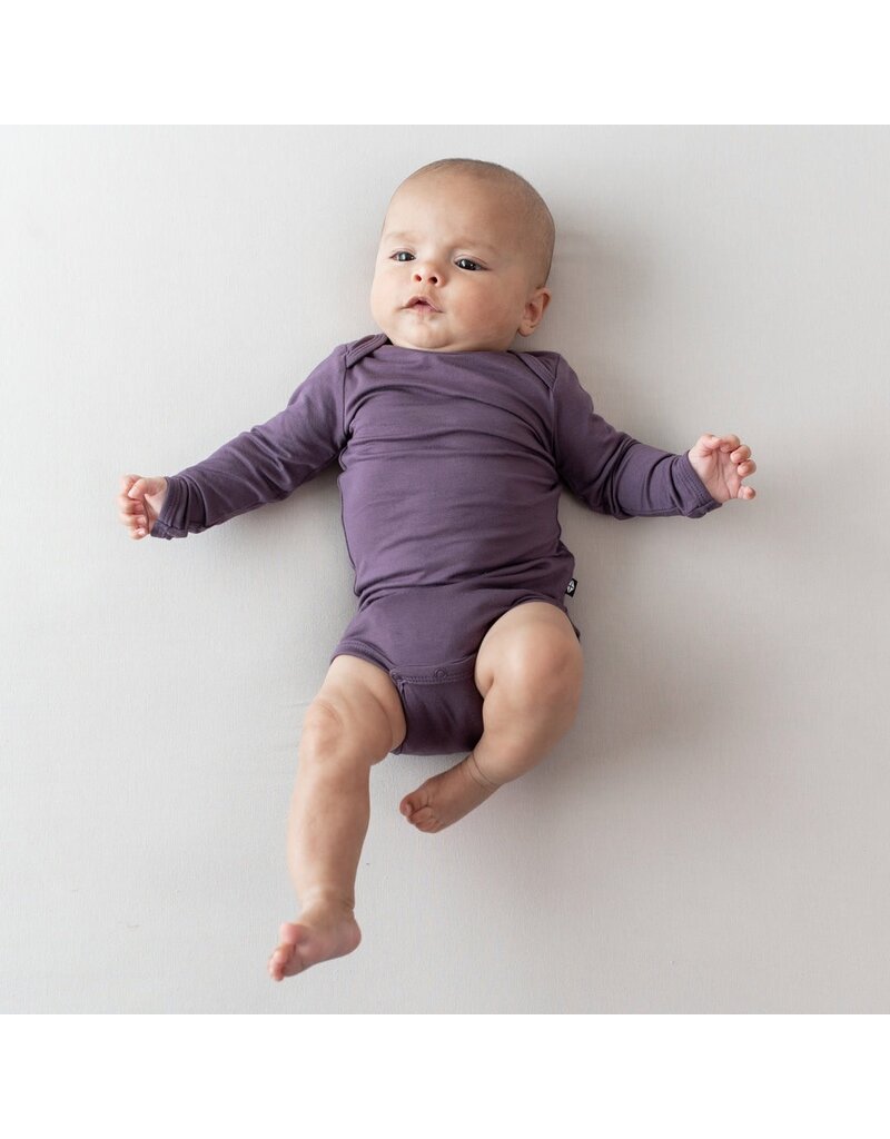 Kyte Baby Currant Bamboo LS Bodysuit