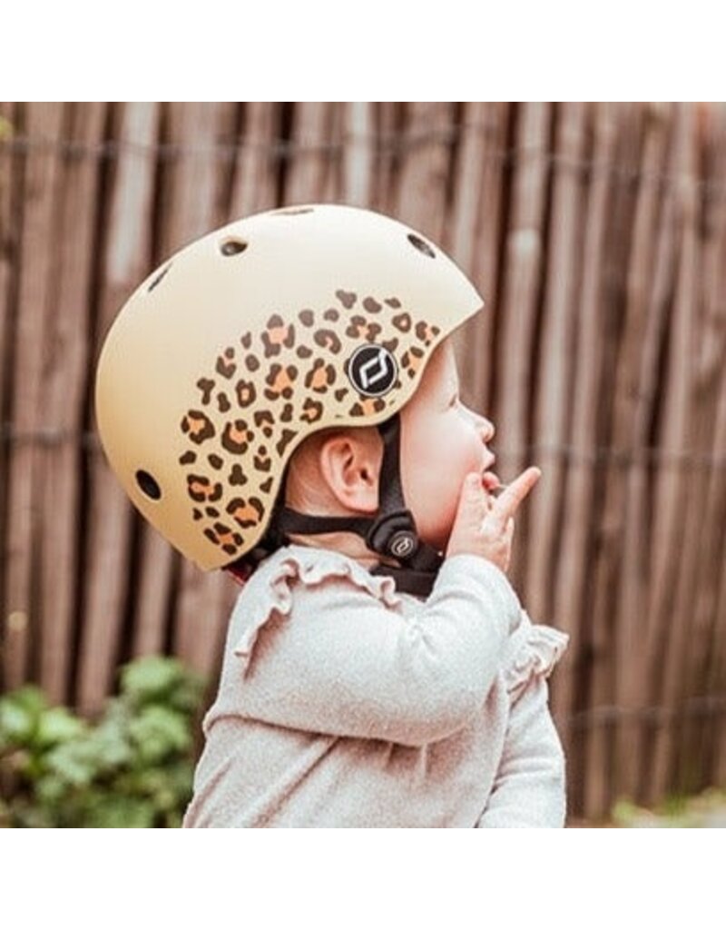 Scoot and Ride Baby/Toddler XXS-S Helmet - Leopard