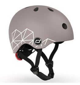 Scoot and Ride Baby/Toddler XXS-S (1-4y) Helmet - Brown lines