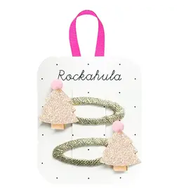 Rockahula Frosted Shimmer Xmas Tree Clips