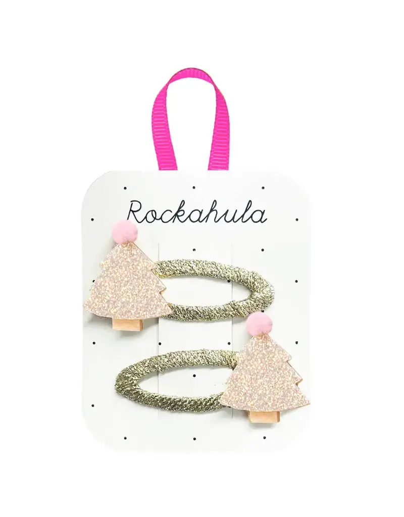 Rockahula Frosted Shimmer Xmas Tree Clips